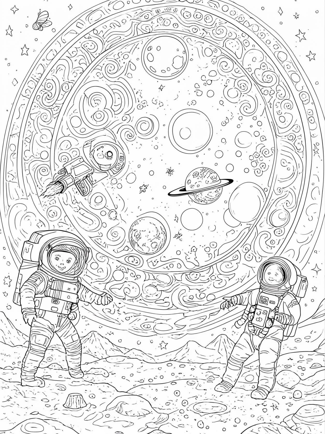 A fun day on the moon