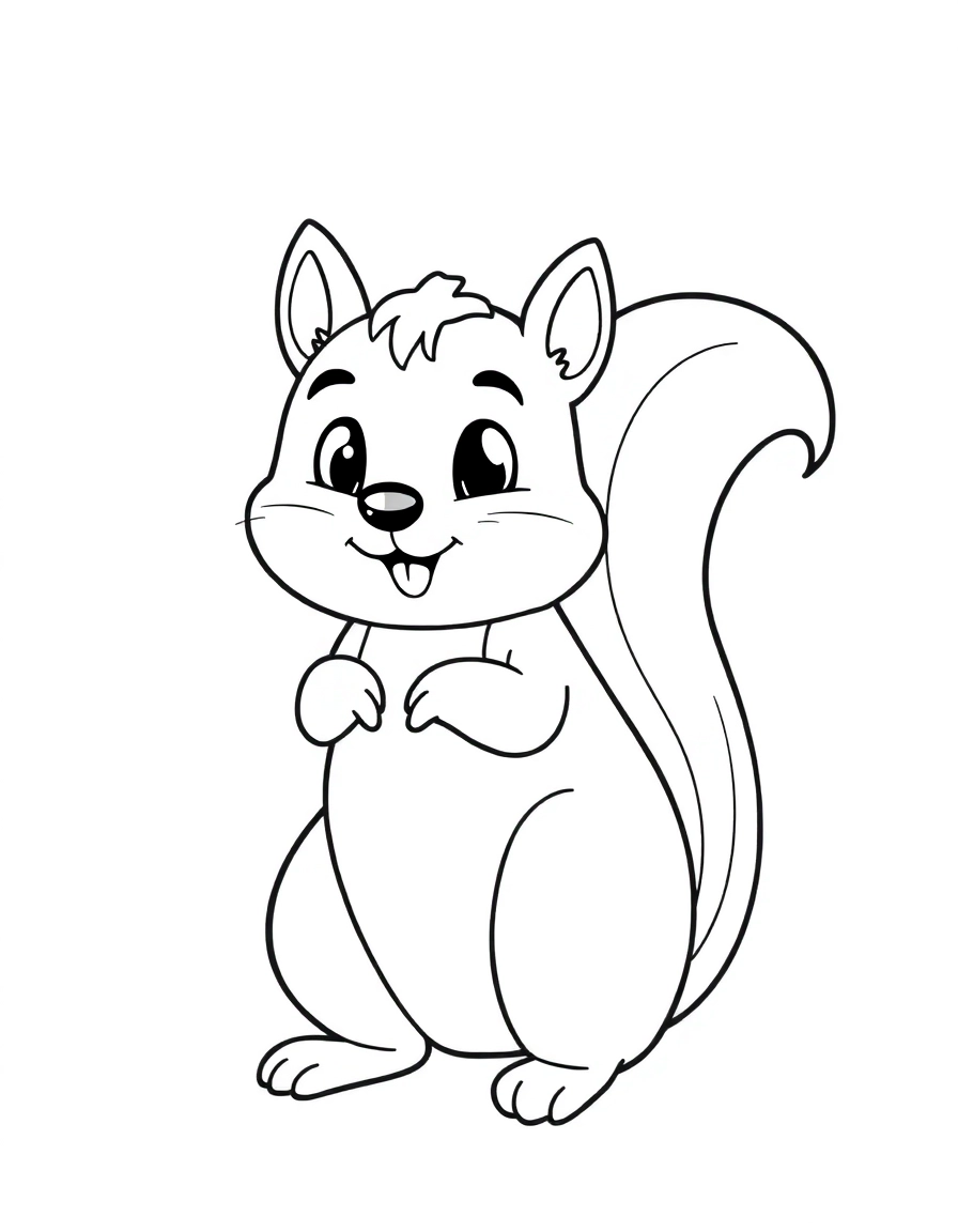 A cute squirrel