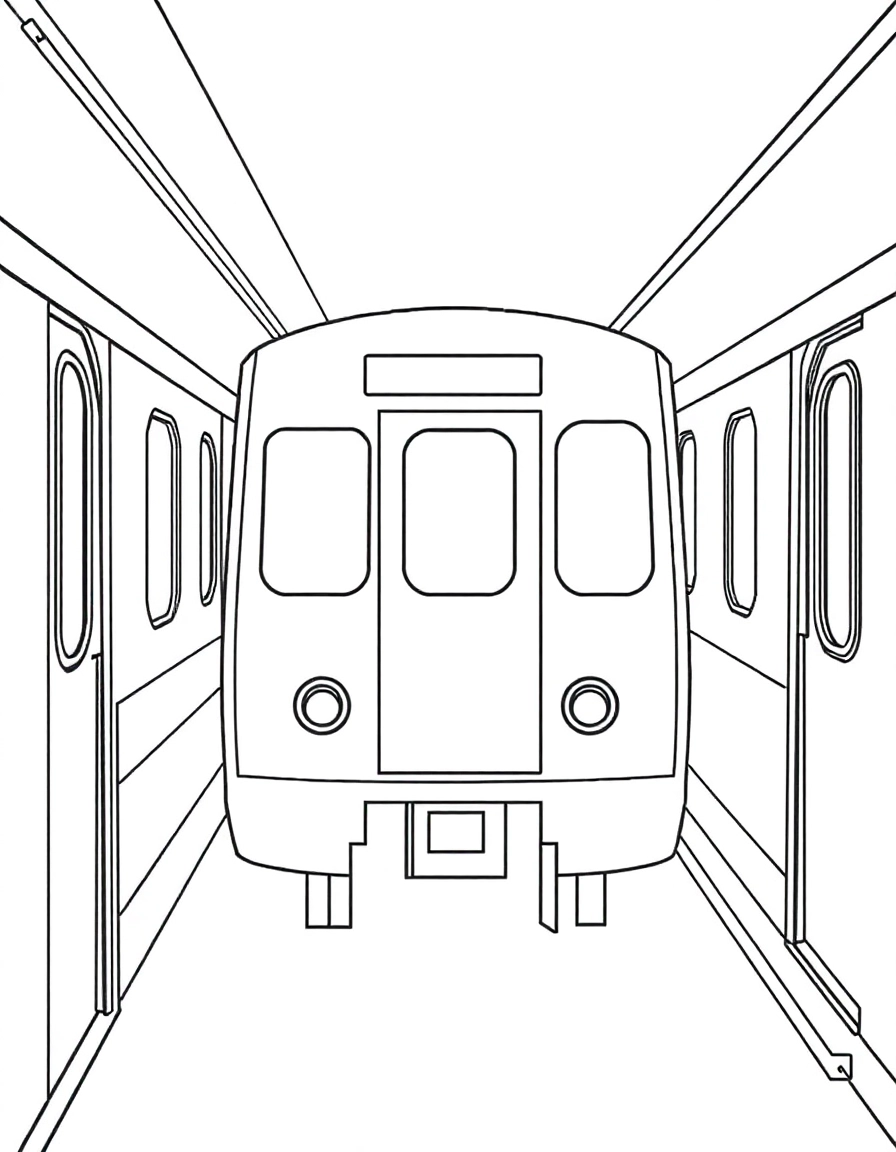 the new york city subway train cars